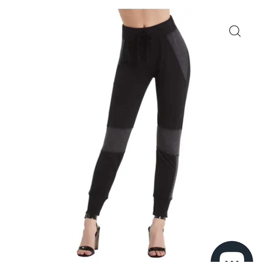 Wildfox Black And Gray Joggers Carter Pants